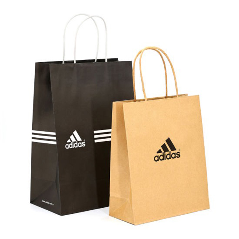 Recycled Mini Brown Paper Bags Biodegradable Paper Shopping Bags Wholesale Fast Food Bag