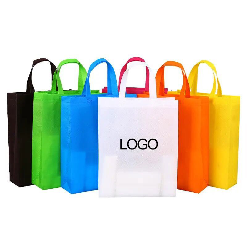 Quality Logo Products Eco-friendly Non Woven Tote Bag Reusable Non-woven Carry Bags with Logo
