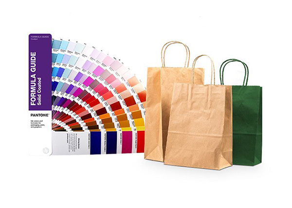 Custom Printed White Bags with Handles Shoe Clothing Packing Branded Paper Bags