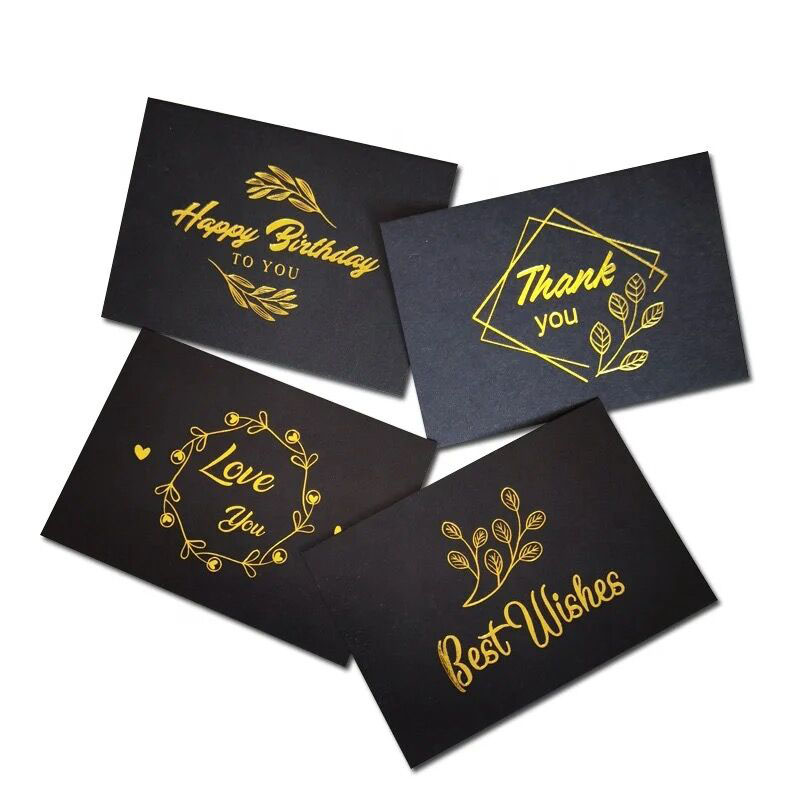 Custom Printing Thank You Cards Top Quality Paper Greeting Cards with Envelope
