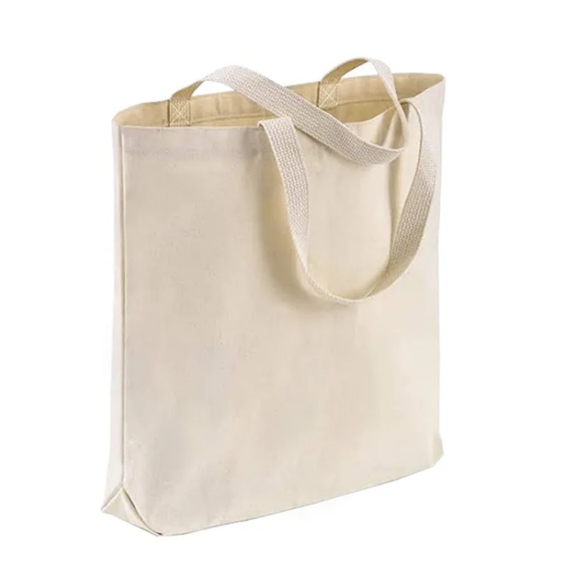 Custom Plain Canvas Tote Bag High Quality Blank Cotton Bag for Women