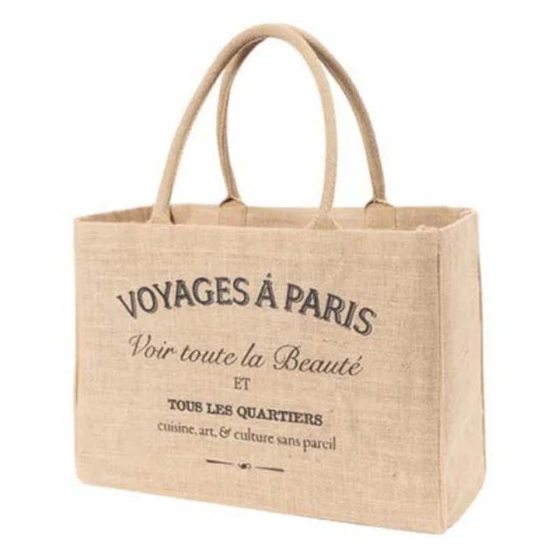 Wholesale Plain Jute Shopping Bags Custom Printed Hessian Bags for Sale Recycled Burlap Gift Bags with Logo