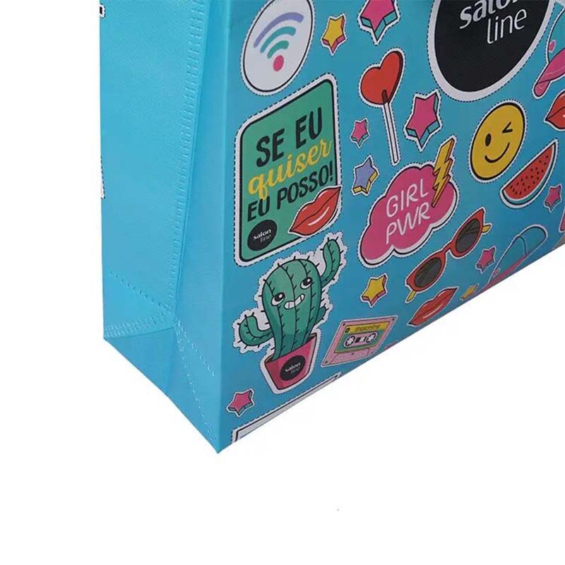 Custom High Quality Reusable Non Woven Fabric Shopping Bag Hot Sale Laminated Grocery Supermarket Bag