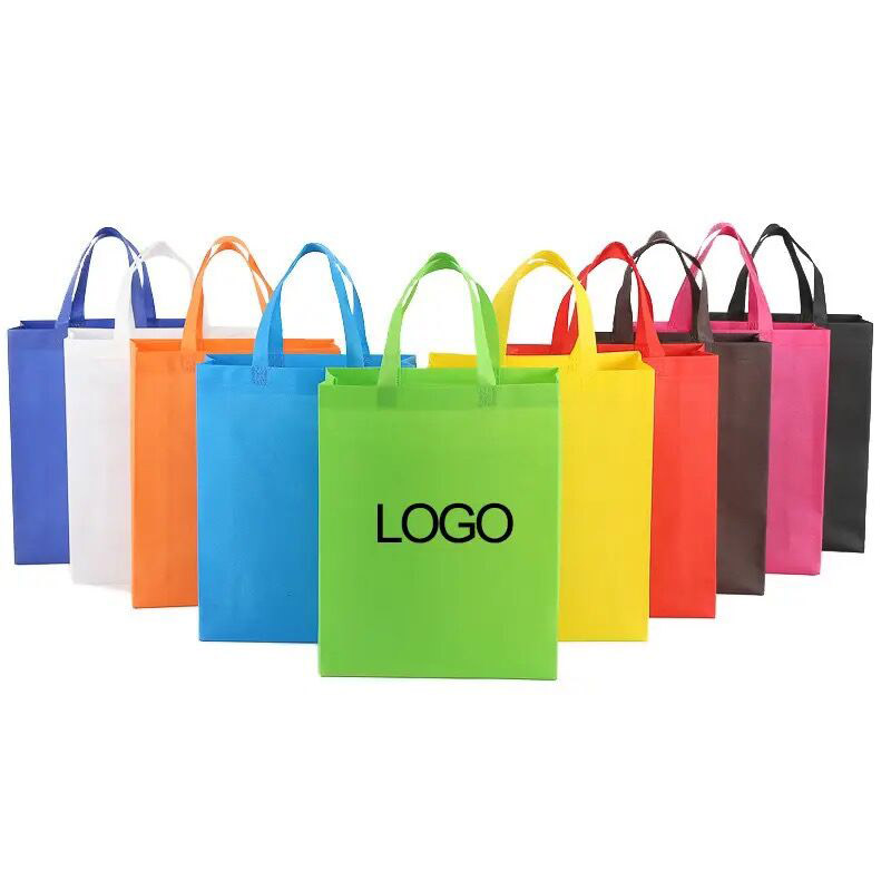 Quality Logo Products Eco-friendlye Non Woven Tote Bag Reusable Non-woven Carry Bags with Logo