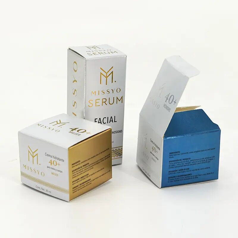 Hologram Serum Perfume Box Cream Facial Mask Paper Box Printing 3D Skincare Subscription Box