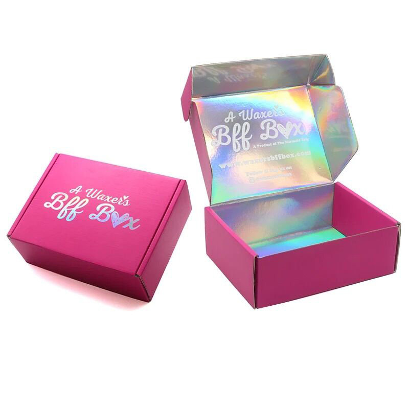 Custom Printed Corrugated Box Paper Mailer Gift Carton Boxes Hologram Packaging Shipping Moving Boxes