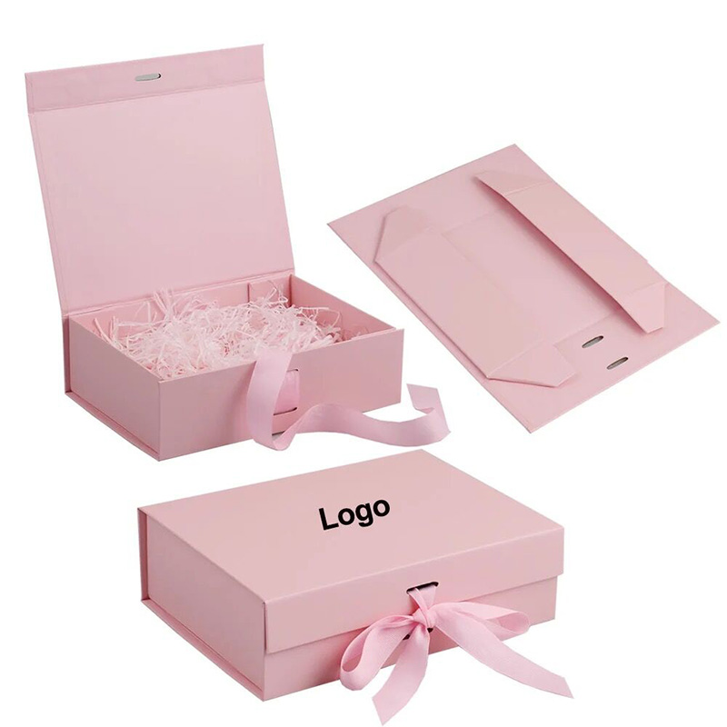 Custom Luxurious Apparel White Magnetic Gift Box Rigid Paperboard Rectangle Gift Box