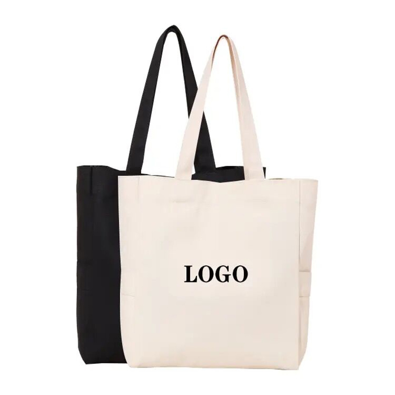 Printing Portable Students Carry Canvas Gym Bag Recycled Advertising Cotton Canvas Bag with Logo
