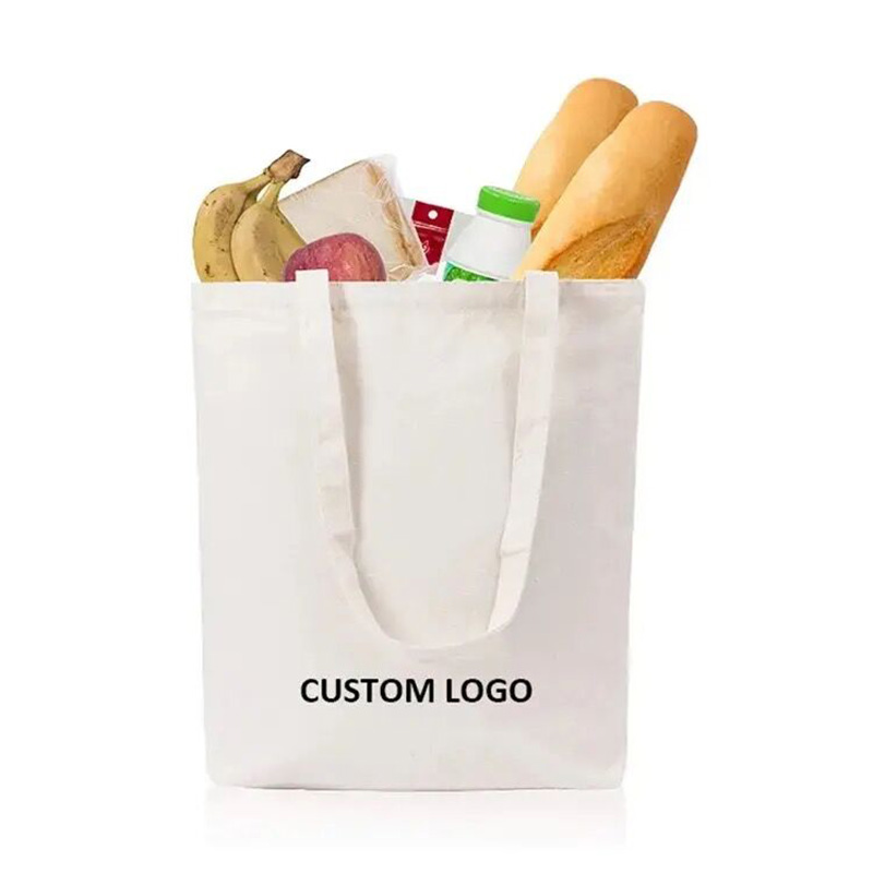 Printing Portable Students Carry Canvas Gym Bag Recycled Advertising Cotton Canvas Bag with Logo